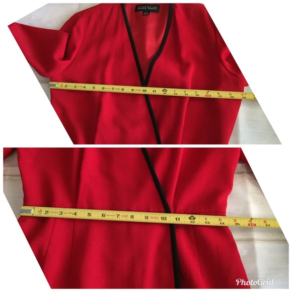 Linda Allard Ellen Tracy Side Wrap Dress size 8 - Picture 4 of 8